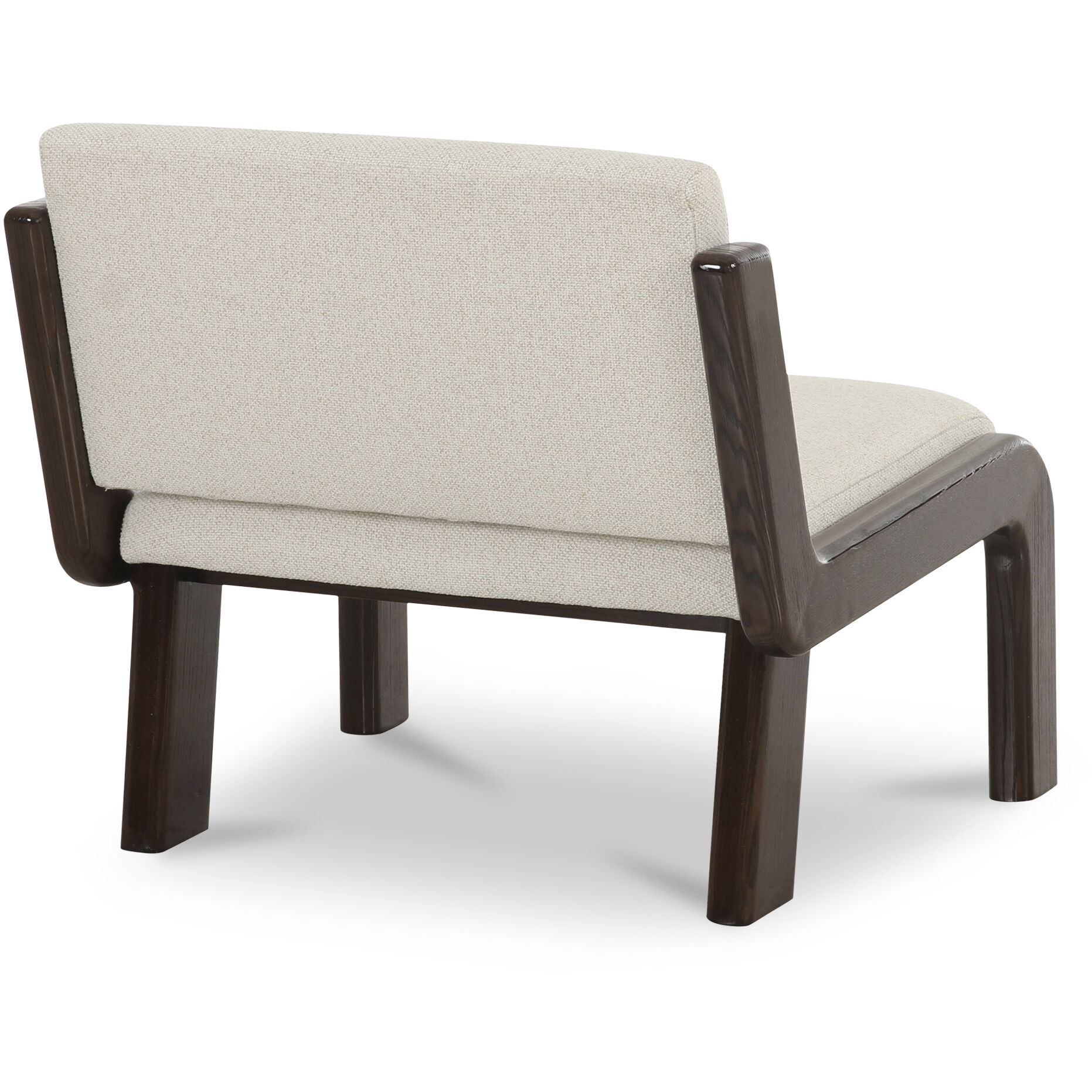 Edie White Accent Chair